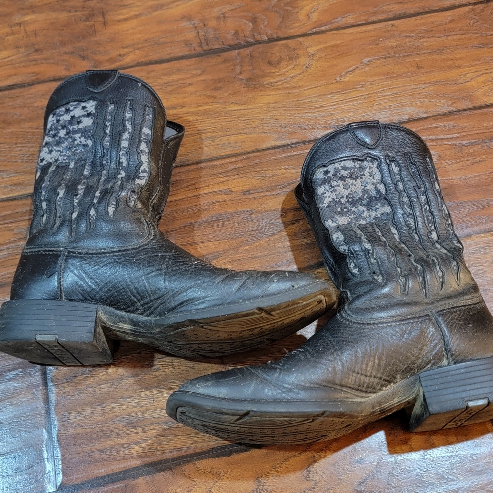 Ariat Black Western square toe boots - Picture 12 of 13